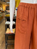 Linen Button Hem Pants (color options) (Copy)