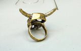 Bull Skull Ring