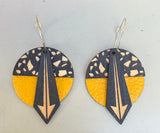 Arrow Terrazzo 2-Layer Earrings
