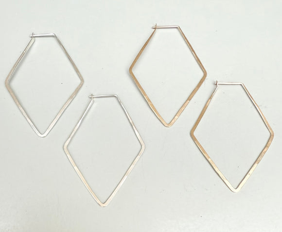 Diamond Hoops (metal options)