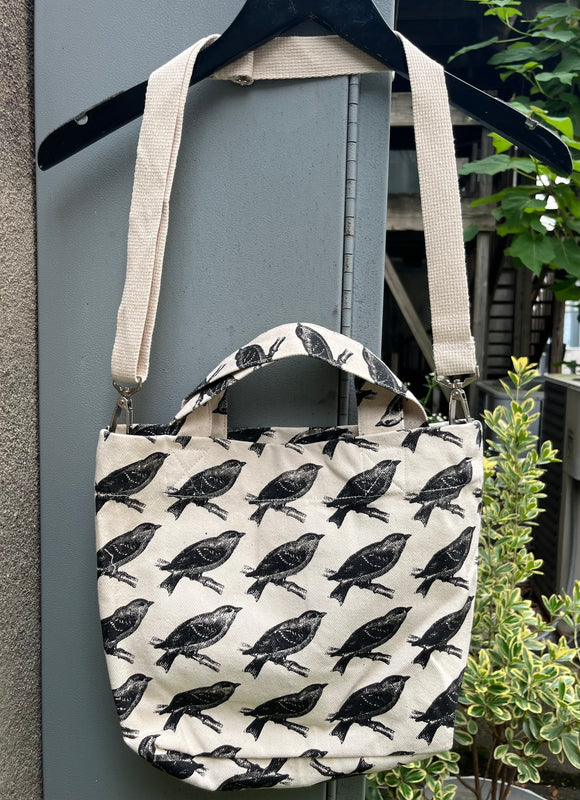 Birds Square Crossbody Bag
