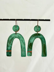 Patina Arc Earrings