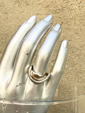 Draped Ribbon Ring (metal options)