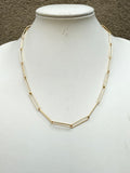 Paperclip Chain Necklace (length options)