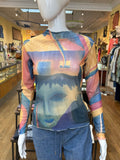 All Around Artsy LS Mesh Top #8