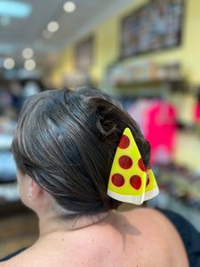 Pizza Hair Claw (size options)