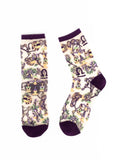 Libra Zodiac Sheer Socks