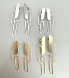 Ascend Earrings (length + metal options)