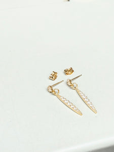 French Cubic Zirconia Studs