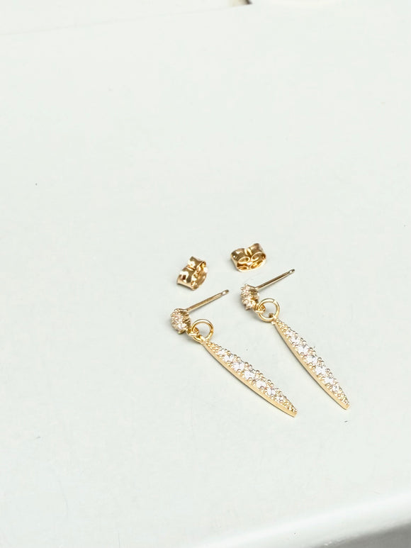 French Cubic Zirconia Studs