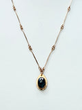 Kyanite Bar Chain Necklace