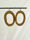 Hoop Enamel Earrings