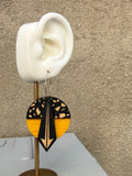 Arrow Terrazzo 2-Layer Earrings