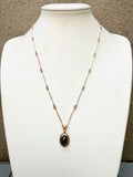 Kyanite Bar Chain Necklace