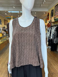 Short Tank, Brown