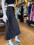 Black Satin Skirt