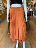 Linen Flowy Maxi Skirt (color options)