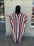 Cassidy Navy Stripe Caftan Dress