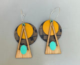 Deco 3-Layer Earrings (color options)
