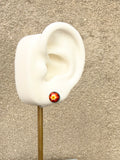 Spring Flowers Glass Stud Earrings (multiple options)
