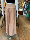 Linen Button Pocket Pants (color options)