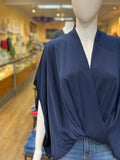 Faux Tuck Kimono Blouse (color options)