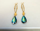 The Blue Crystal Renaissance Dangles