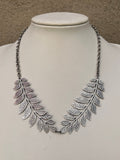 Leafy Collar Necklace (metal options)