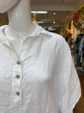 Linen Wide Sleeves Top (color options)