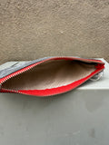 Multi Stitch Waxed Canvas Small Crossbody