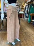 Linen Button Pocket Pants (color options)
