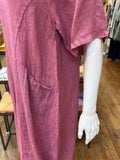 Linen Side Striped Dress (color options)