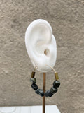 Serpentine Pebble Hoops