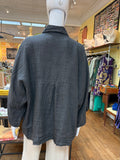 Linen Oversized Button Down Top (color options)