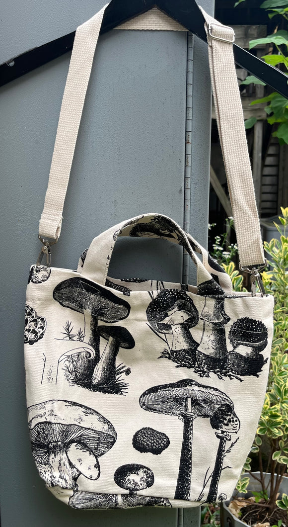 Mushrooms Square Crossbody Bag