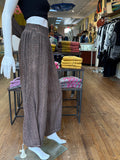 Ice Dye Palazzo Pant, Brown