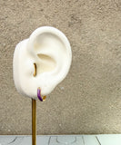 Enamel Hug Hoops (color options)