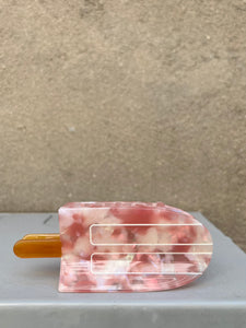 Strawberry Cream Paleta Hair Claw