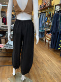 Linen Diagonal Tape Accent Pants (color options)