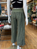 The Linen Side Slit Pants (color options)