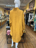 Linen Cowl Neck Dress (Color Options)