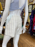 Sloan Tab Short, Savoy Navy Stripe