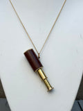 Wood Telescope Necklace