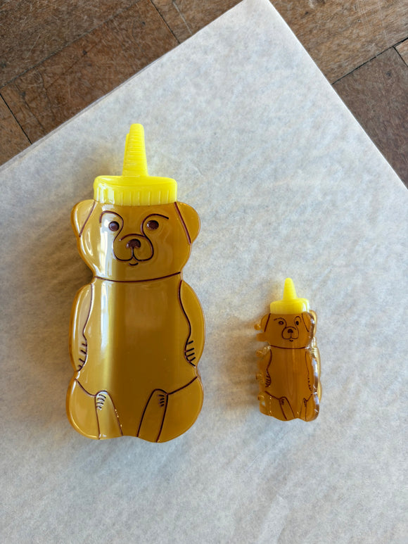 Honey Bear Hair Claw (size options )