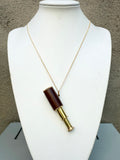 Wood Telescope Necklace