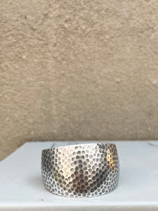 Hammered Cuff Bracelet (metal options)