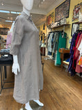 Linen Buttoned Down Maxi Dress (color options)