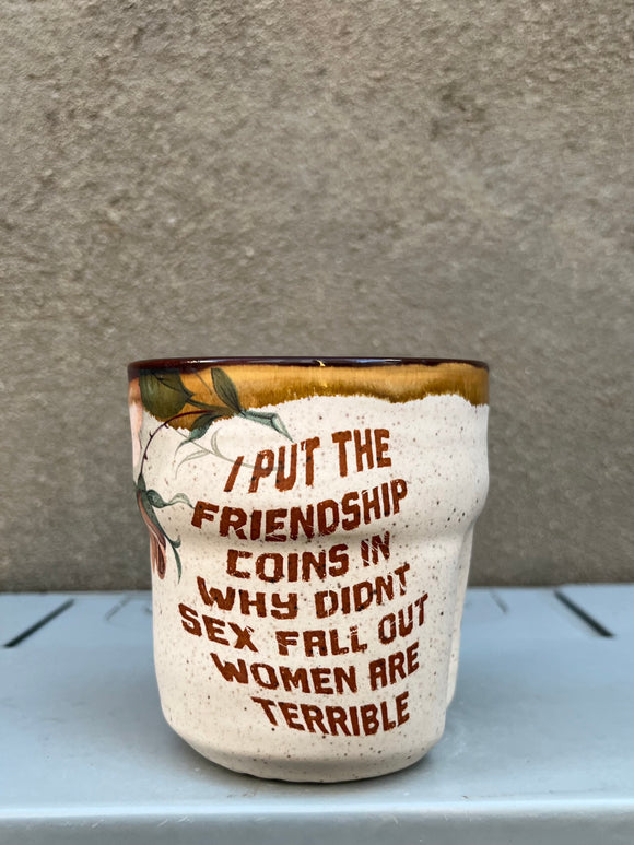 Friendship Coins Ceramic Cup