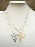Pyramid Necklace (metal options)