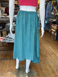 Linen Pouch Pocket Skirt (color options)